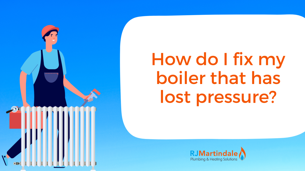 How do I fix my boiler that has lost pressure?