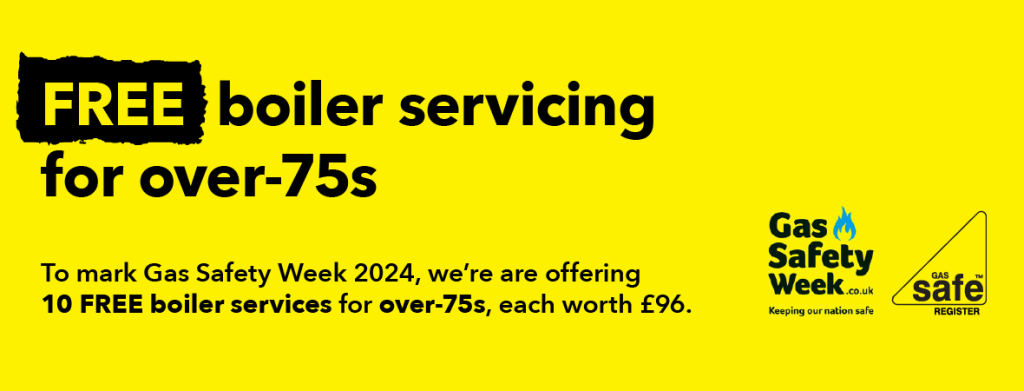 Free Boiler Servicing on Gas Safety Week 2024.