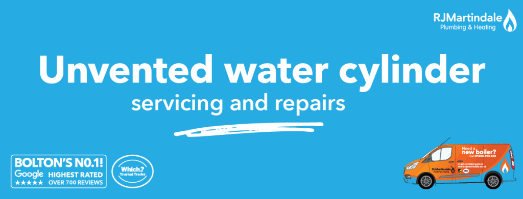Unvented water cylinder servicing and repairs