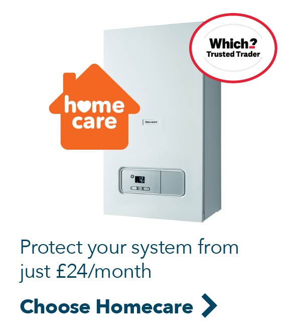 Choose Homecare boiler cover and protect your system from just £10 a month.