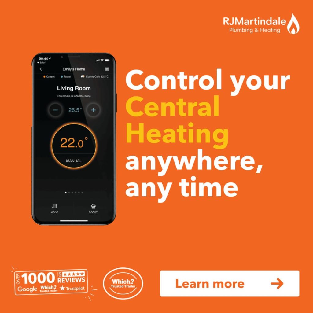 Control your Central Heating anywhere, any time with RJ Martindale.