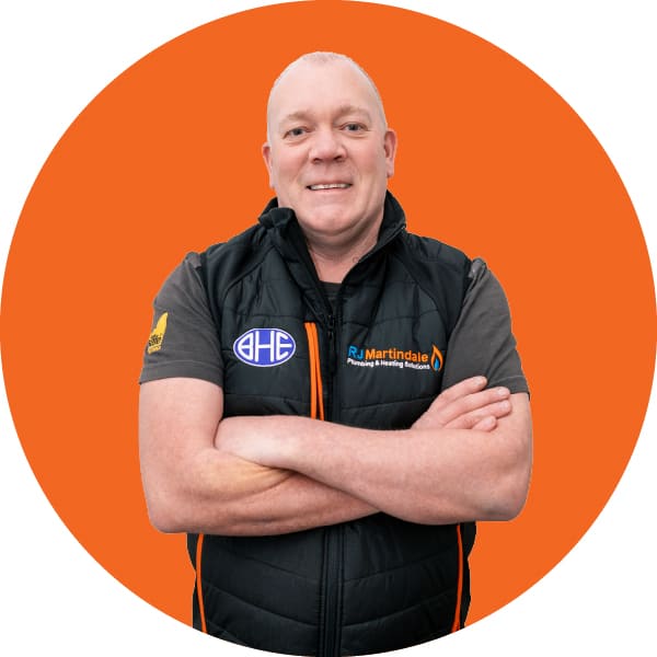 Half body photograph of Pete, part of the RJ Martindale team.